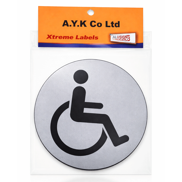 SIGN HANDICAP 8.3X8.3 ALUC