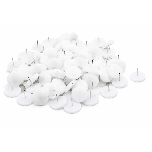 GLIDERS FELT PIN WHITE 1000PCS