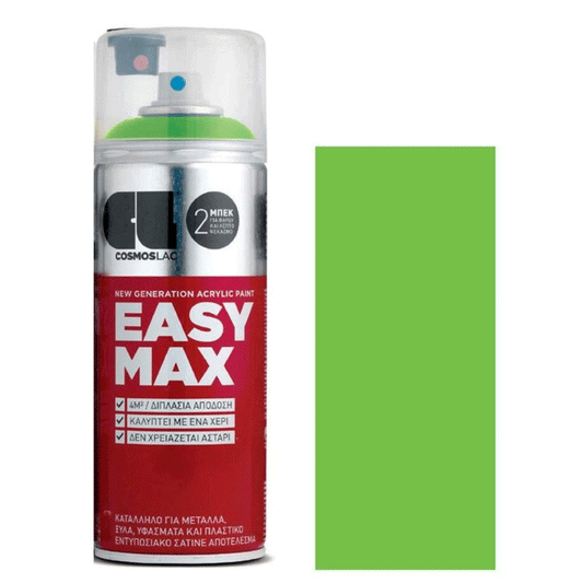 SPRAY EASY MAX GREEN RAL6018 NO.860 400ML COSMOSLAC
