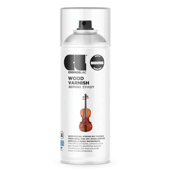 COSMOSLAC ΣΠΡΕΪ ΒΕΡΝΙΚΙ ΞΥΛΟΥ ΣΑΤΕΝ N375 400ML