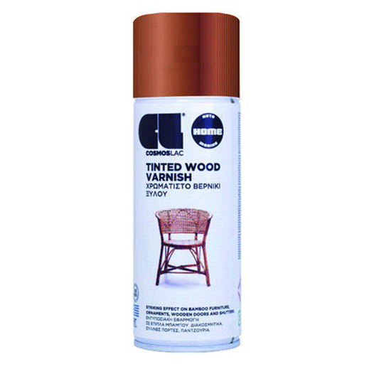 SPRAY OAK VARNISH SEMI-TRANS N604 400ML COSMOSLAC