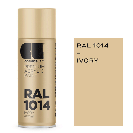 SPRAY IVORY RAL1014 N302 400ML COSMOSLAC