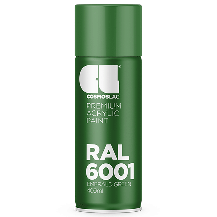 ΣΠΡΕΪ ΠΡΑΣΙΝΟ ΣΜΑΡΑΓΔΙ RAL6001 N462 400ML COSMOSLAC