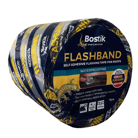 FLASHBAND ORIGINAL GREY ROLLS 450MMX10M EVOSTIK