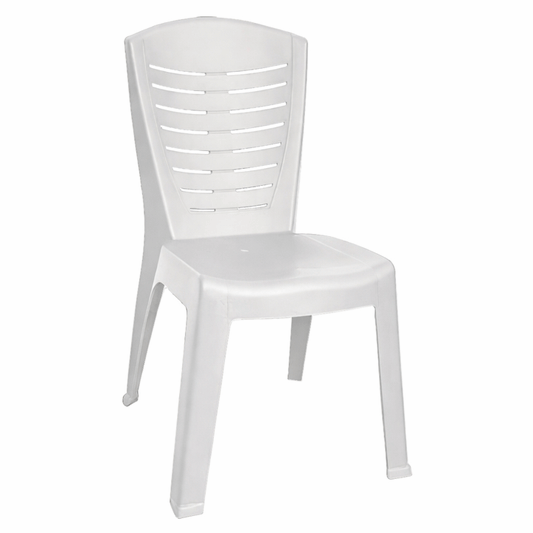 ETPLAST CHAIR KLEOPATRA WHITE 50X53X89CM