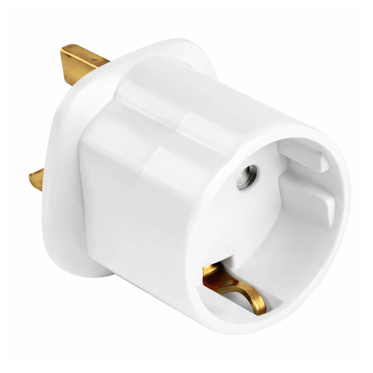 SCHUKO EURO TRAVEL ADAPTOR 13A