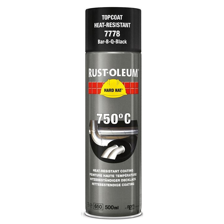 BLACK HEAT RESIST. AEROSOL 7778  RUSTOLEUM 500ML