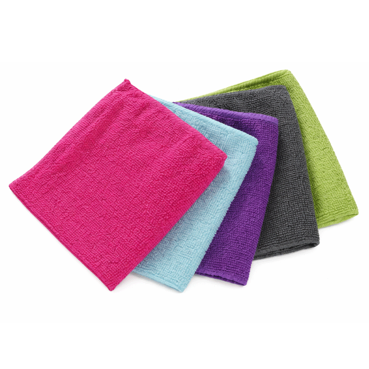 MICROFIBRE CLOTH 5PCS CLEAN 30X30CM 200GSM PB/IN