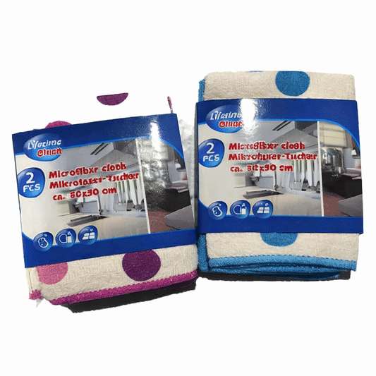 MICROFIBRE CLOTH 2PCS 30X30CM