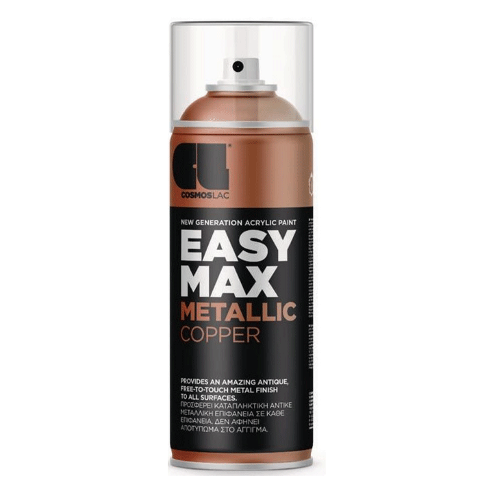 SPRAY EASY MAX METALLIC COPPER NO.903 400ML COSMOSLAC