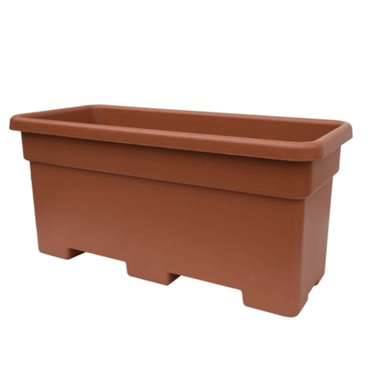 FLOWER POT MAXI 80X38X38CM TERRACOTTA