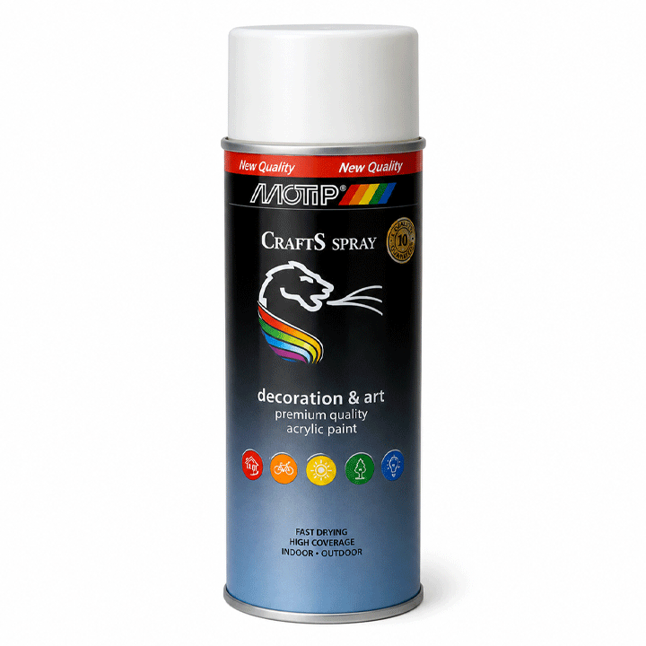 DUPLI-COLOUR CRAFTS MATT WHITE RAL-9010 400ML