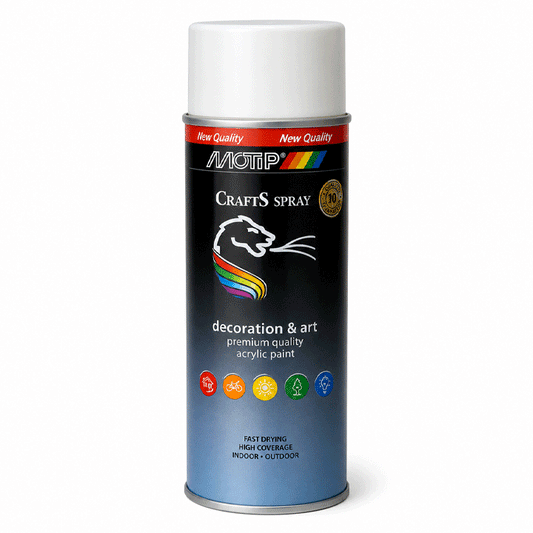 DUPLI-COLOUR CRAFTS MATT WHITE RAL-9010 400ML
