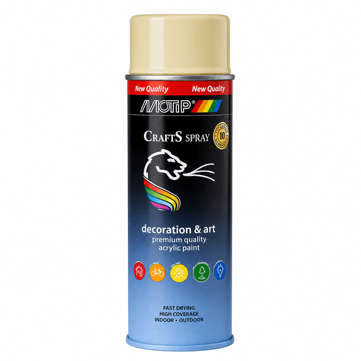 DUPLI-COLOR CRAFTS IVORY WHITE RAL-1015 400ML