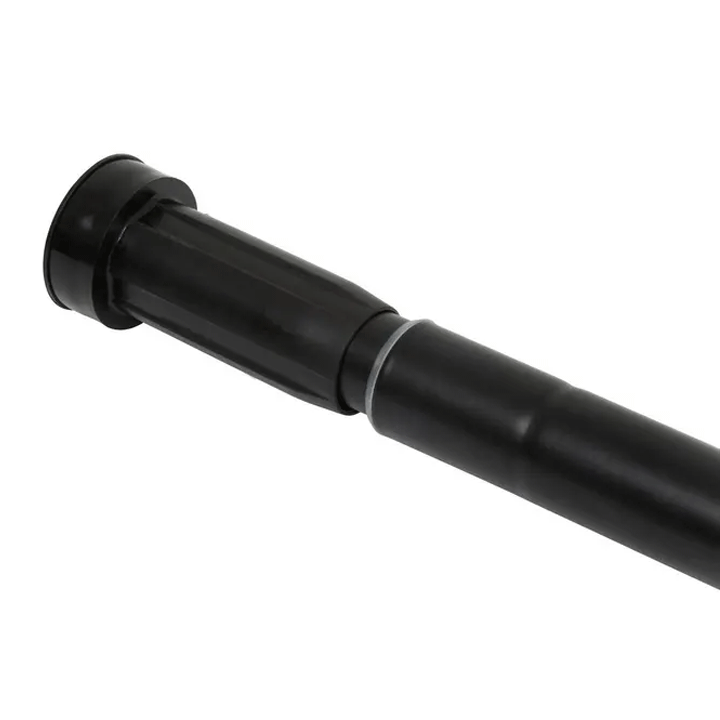 SHOWER ROD 110/200CM BLACK