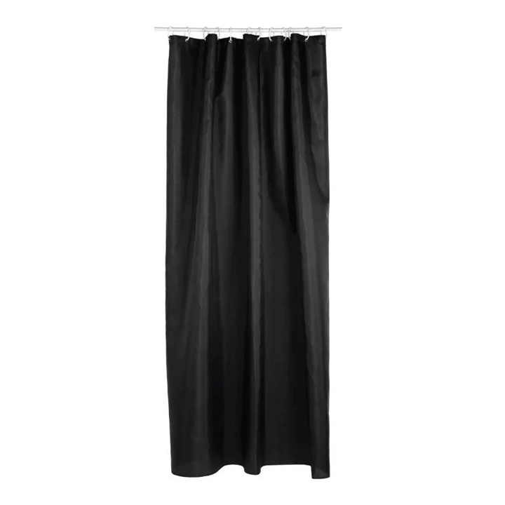 SHOWER CURTAIN BLACK COLOR