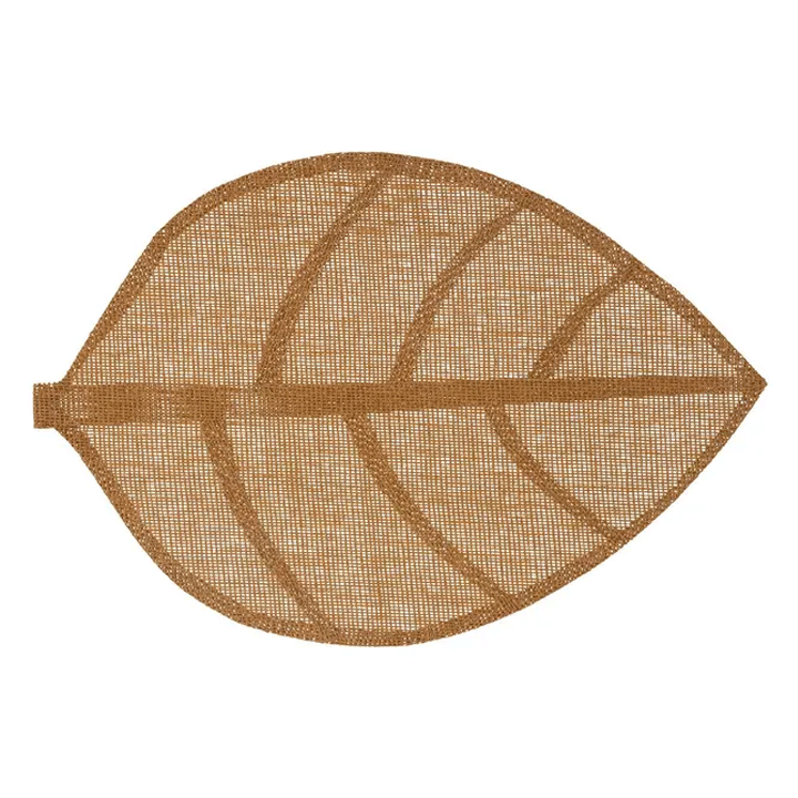 PLACEMAT LEAVE BROWN 50X33
