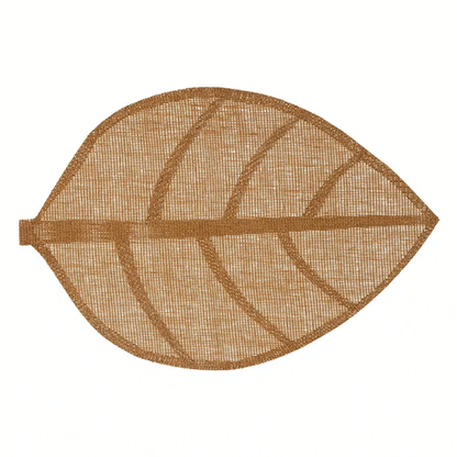 PLACEMAT LEAVE BROWN 50X33