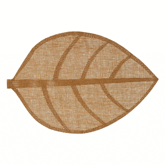 PLACEMAT LEAVE BROWN 50X33