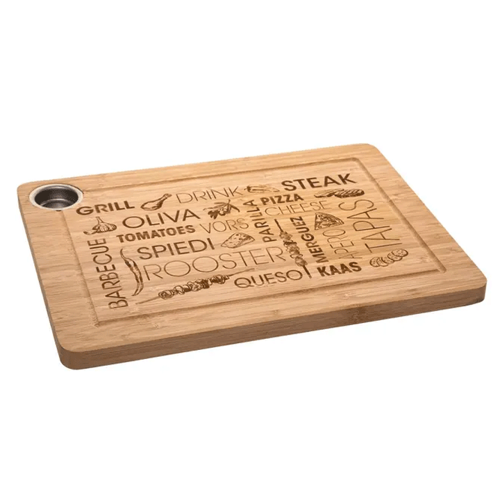 BAMBO CUTTING BOARD WORD 38X28