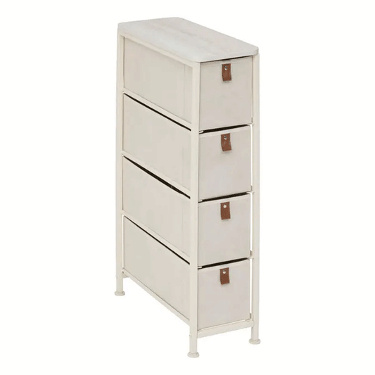 4 DRAWERS CHEST BEIGE TISSA