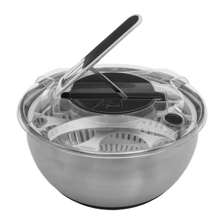 SALAD SPINNER STAINLESS STEEL