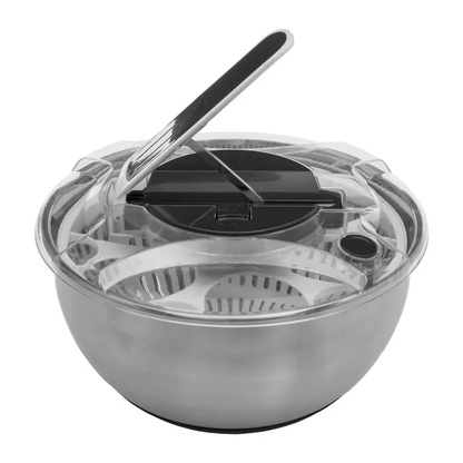 SALAD SPINNER STAINLESS STEEL