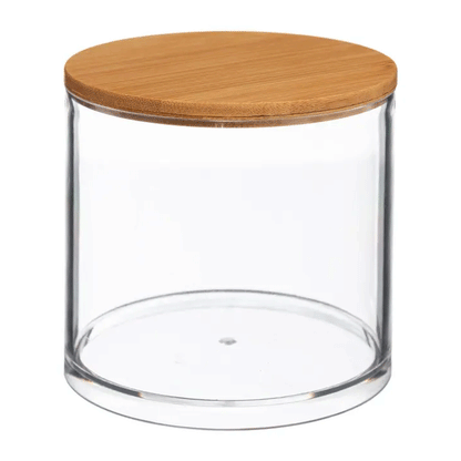 ROUND COTTON BOX SELENA BAMBOO