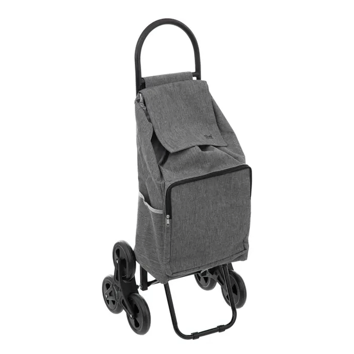 SHOP TROLLEY 6WHEELS GREY