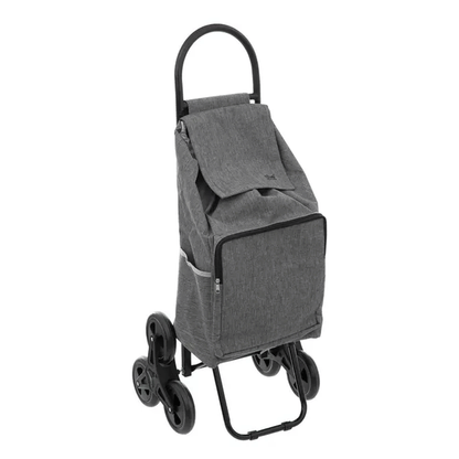 SHOP TROLLEY 6WHEELS GREY