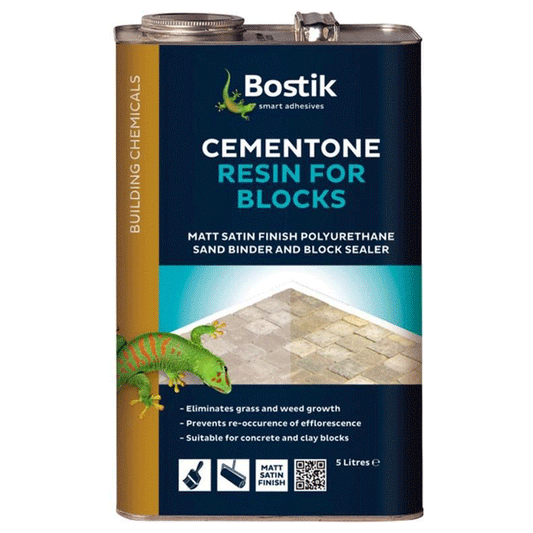 RESIN F/BLOCKS MATT SATIN C/TONE 5LTR