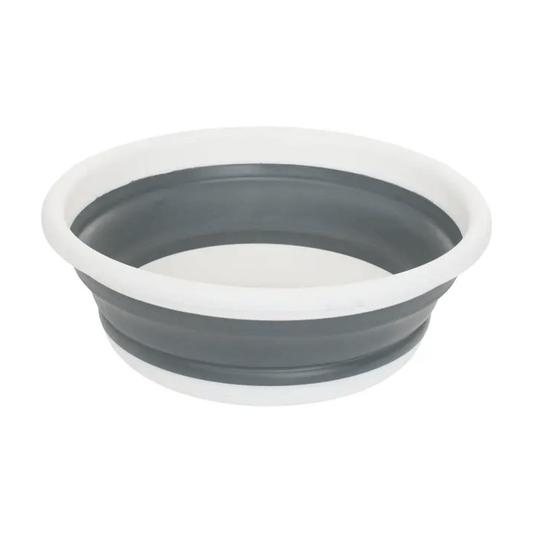 8L COLLAP ROUND BASSIN GR/WH