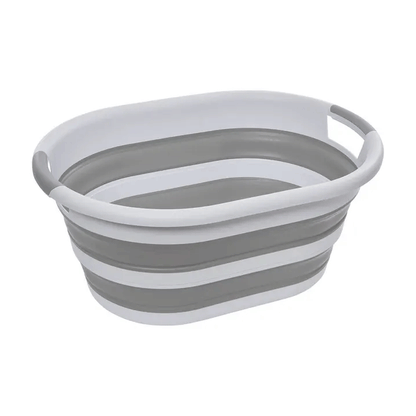 COLLAPSIBLE BASKET 21L WHITE