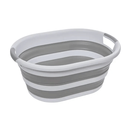 COLLAPSIBLE BASKET 21L WHITE