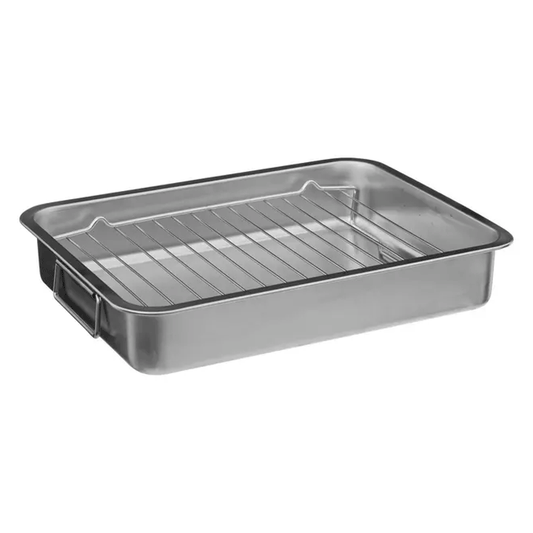 OVEN DISH SS 39.5X29.5CM