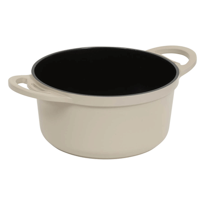 CAST ALU POT STEAMER 24 TAUPE