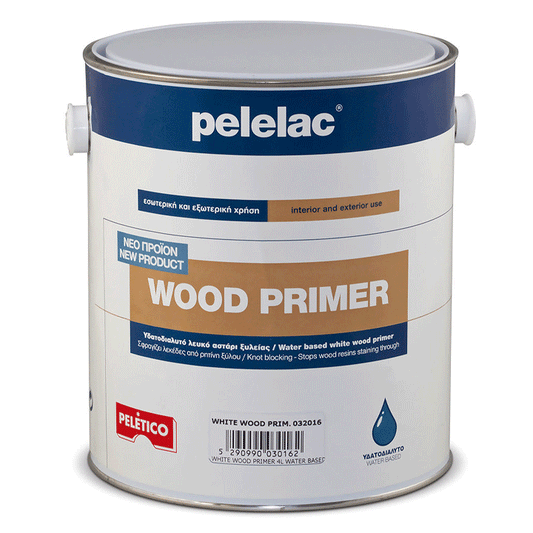 WHITE WOOD PRIMER WATER BASED 4LTR