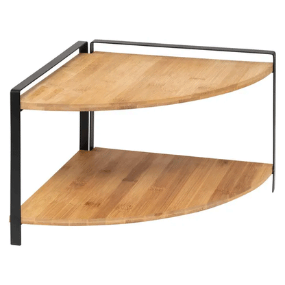 2TIERS CORNER SHELF ORDERA BLK