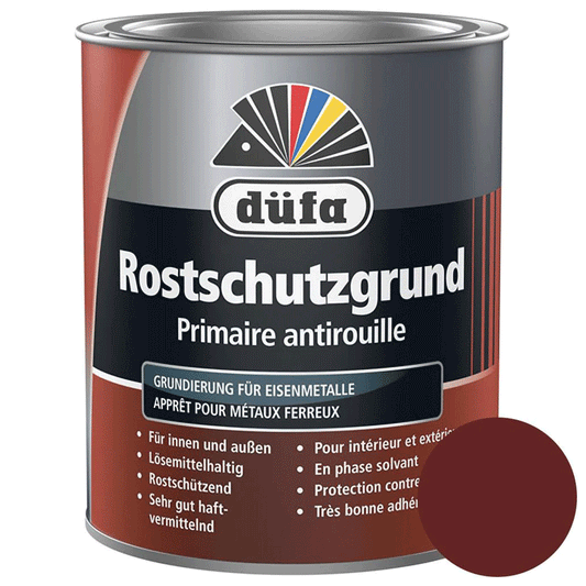SYNTHETIC RESIN PRIMER OXIDE RED RAL-3009 2.5L DUFA