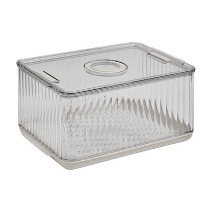 STREAKS TRANSPARENT FRIDGE STORAGE BOX L