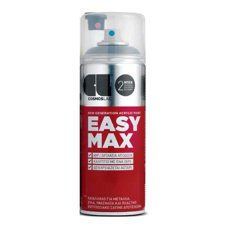 SPRAY EASY MAX GREY RAL7040 NO.807 400ML COSMOSLAC
