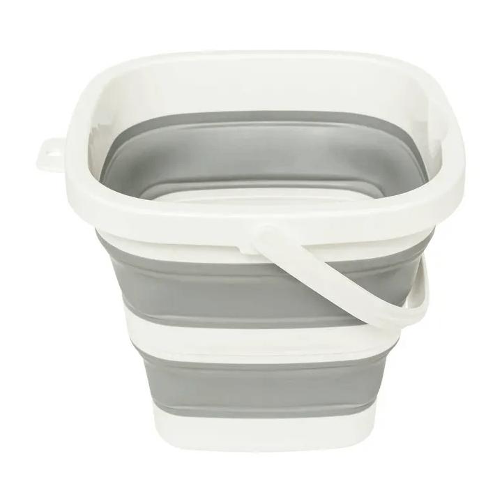 BUCKET COLLAPSIBLE 5L WHI/GR