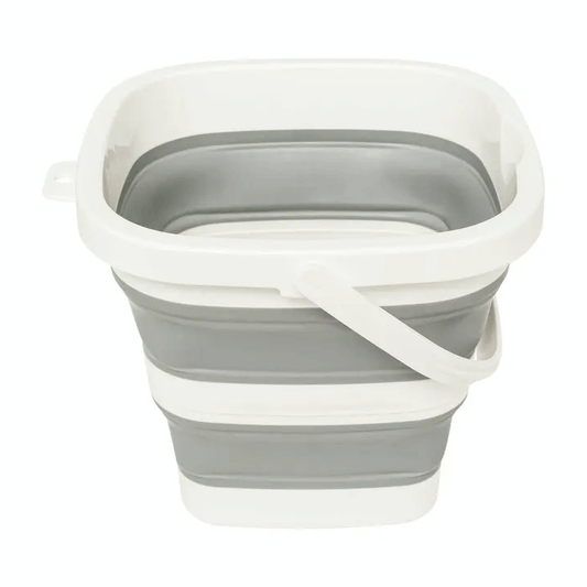 BUCKET COLLAPSIBLE 5L WHI/GR