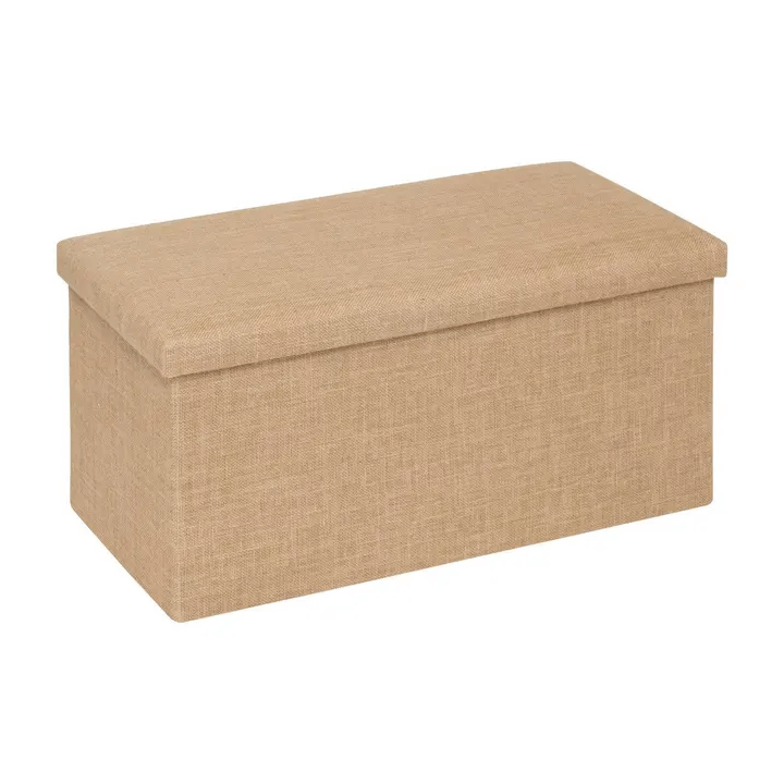 OTTOMAN DBLE JUTE EFFECT