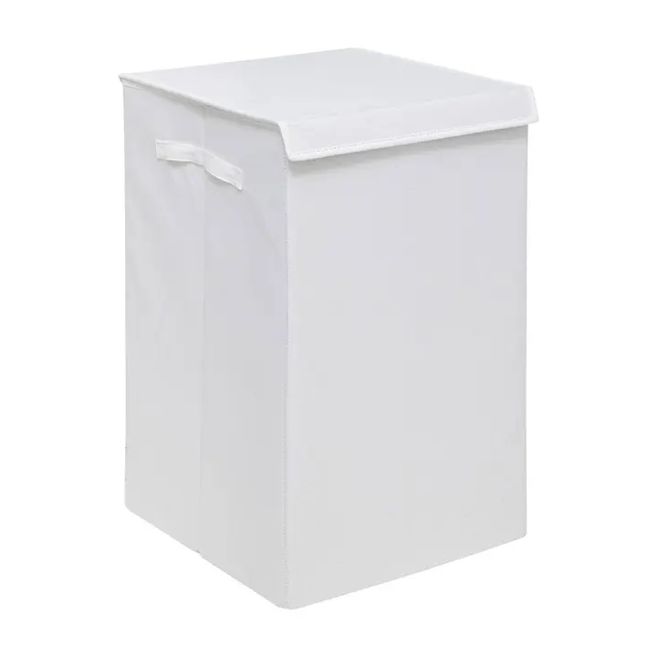 74L LAUNDRY BASKET COT COLOR WHITE