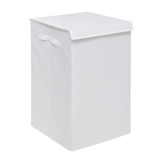 74L LAUNDRY BASKET COT COLOR WHITE
