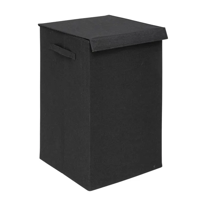 74L LAUNDRY BASKET BLACK COLOR