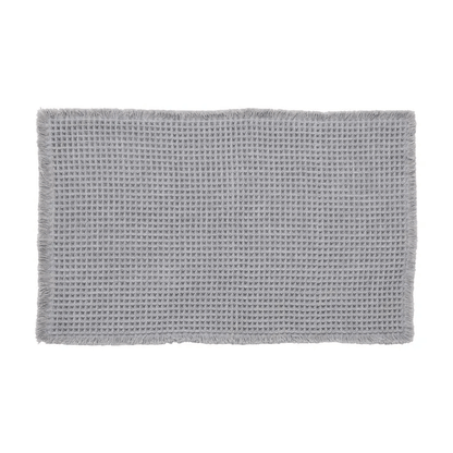 WAFLLE BATHMAT 50X80CM GREY