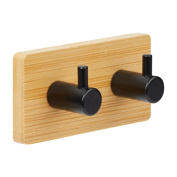 ADHESIVE HOOKS STIKY 2 HEADS BAMBOO ASSORTED