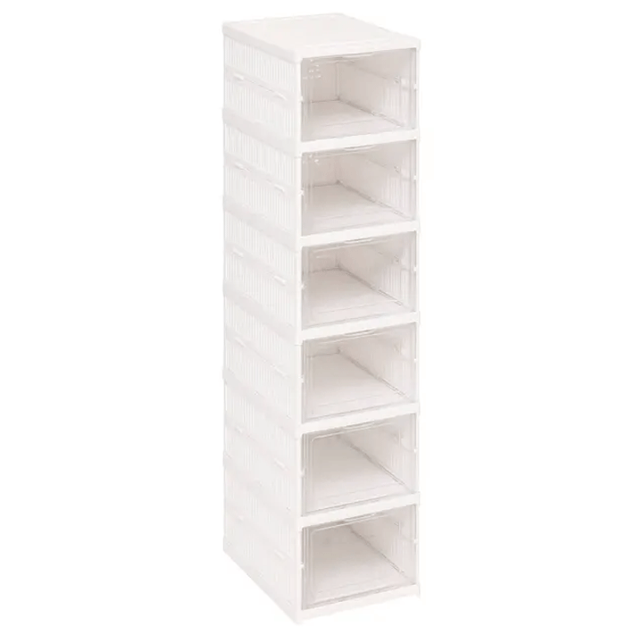 SHOE RACK 6P FOLD'N BOX